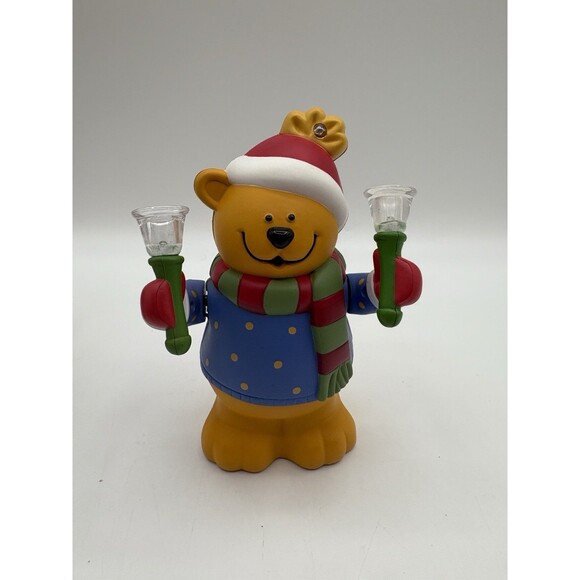 Avon Christmas Bell Ringing Band Trio Bears Musical Light Up Decoration - Picture 7 of 12